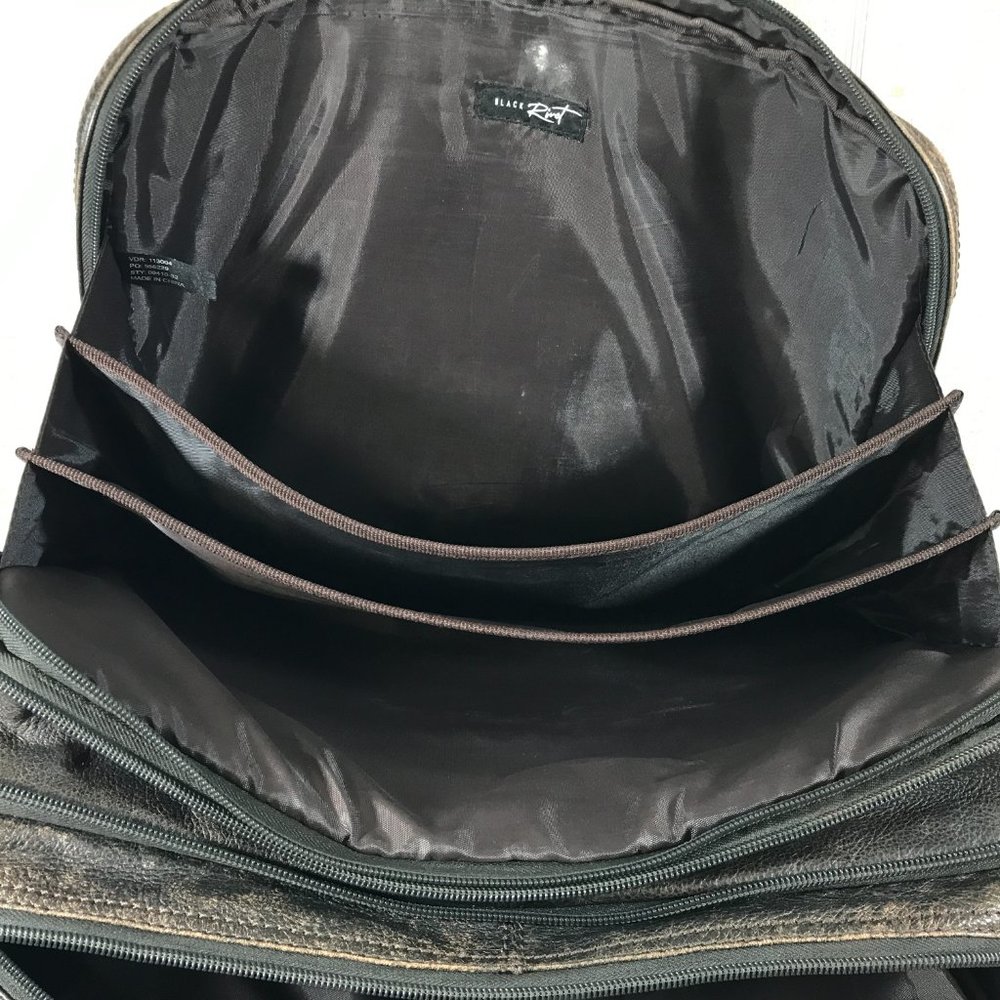 Wilsons Leather Black Rivet Distressed Leather bag - Picture 6 of 13